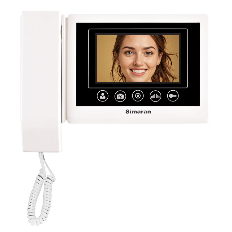 مانیتور4.3 اینچ ایفون تصویری سیماران43TK - فروشگاه نیک لایت