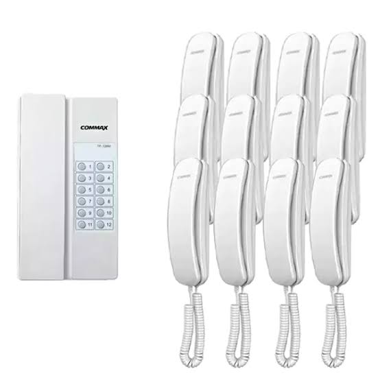 ارتباط داخلی 1 به 12 دیواری ایفون تصویری کوماکس TP-12RM - نیک لایت