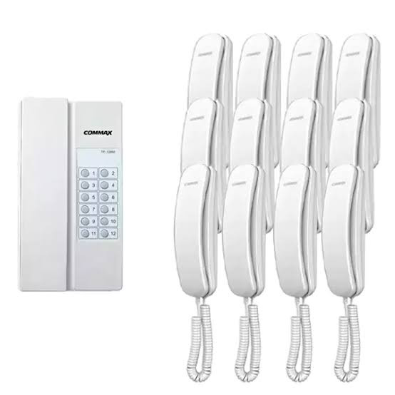 ارتباط داخلی 1 به 12 دیواری ایفون تصویری کوماکس TP-12RM - نیک لایت