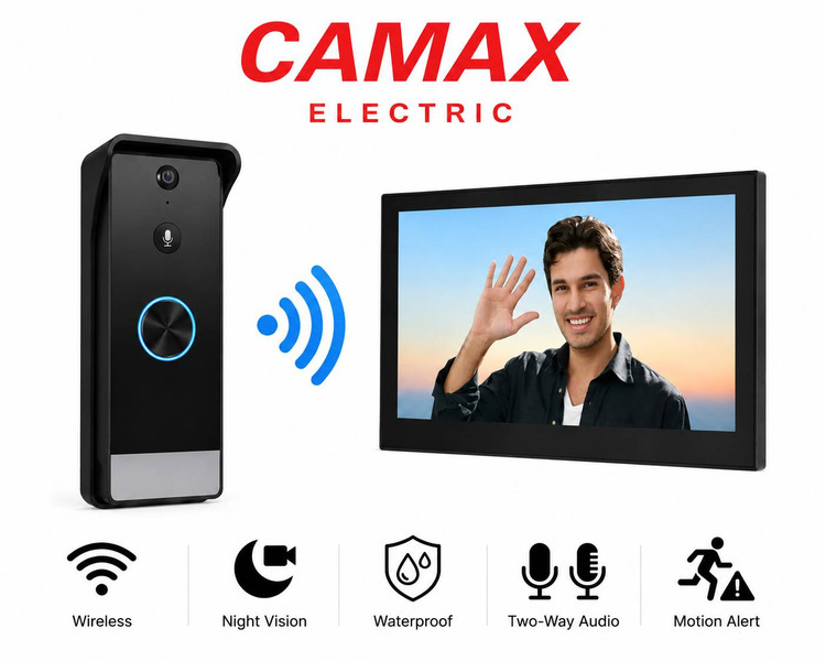 آیفون تصویری بیسیم کامکس بدون نیاز به سیم کشی با WiFi
